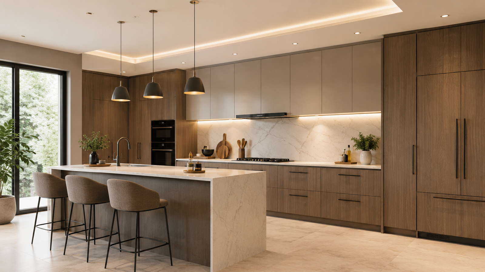 Custom Kitchen Cabinet & Coffee Station Furniture