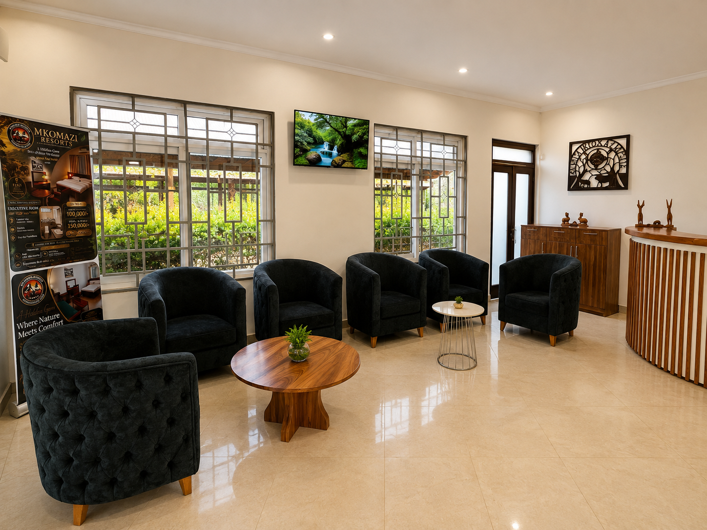 Custom Outdoor Hotel Lounge Furniture Tanzania