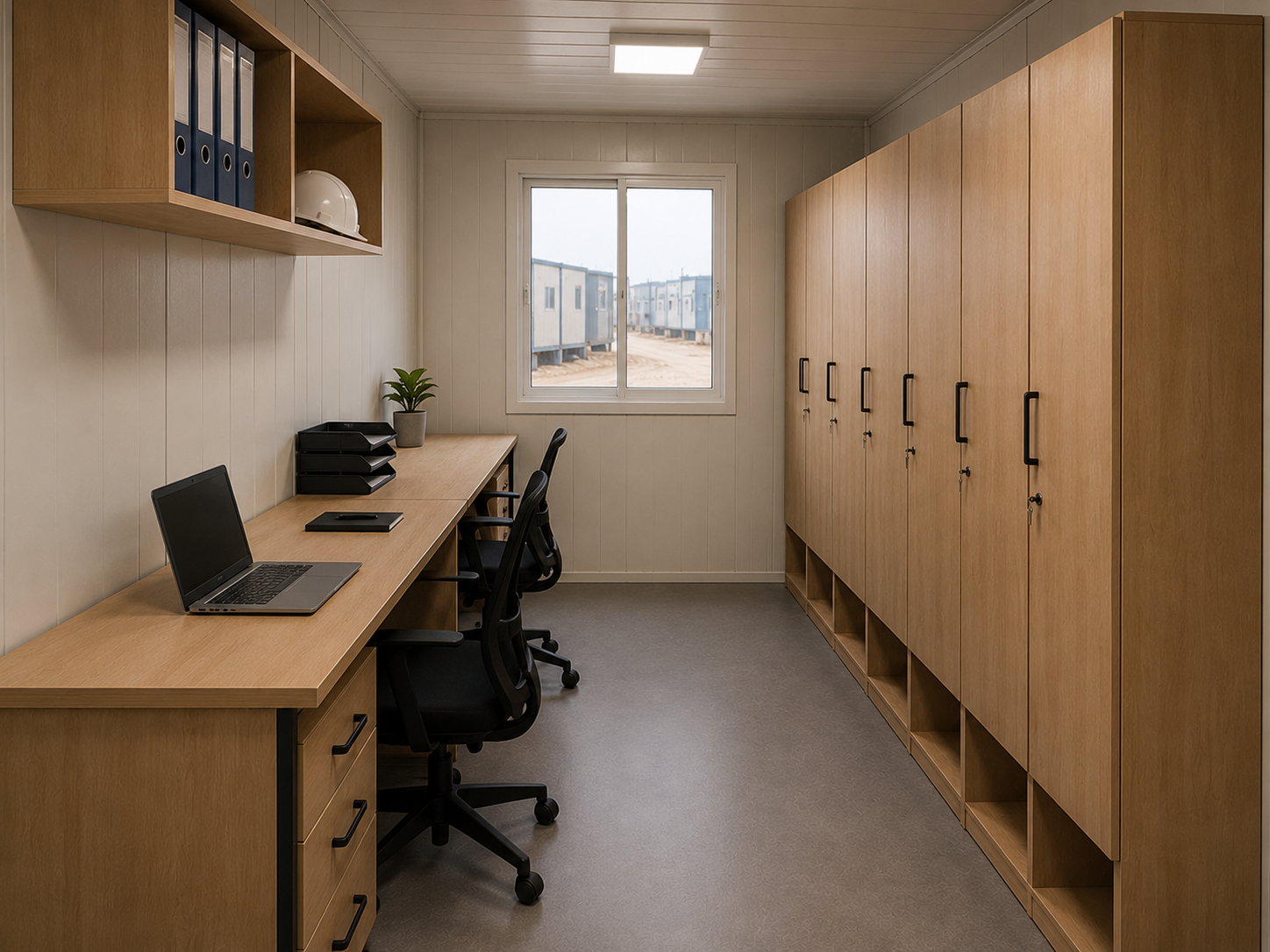 Container Site Office Furniture & MDF Cabinets in Tanzania